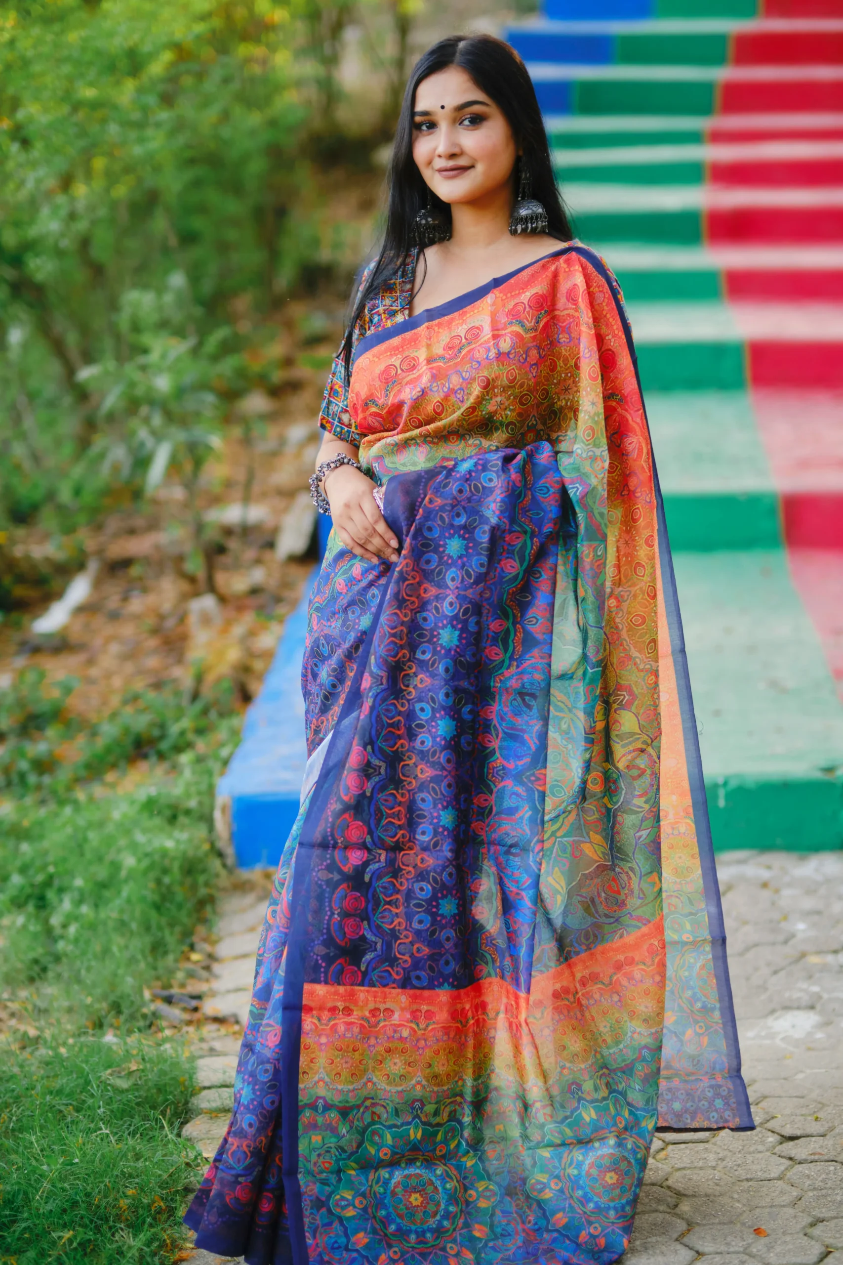 Handloom khadi cotton saree