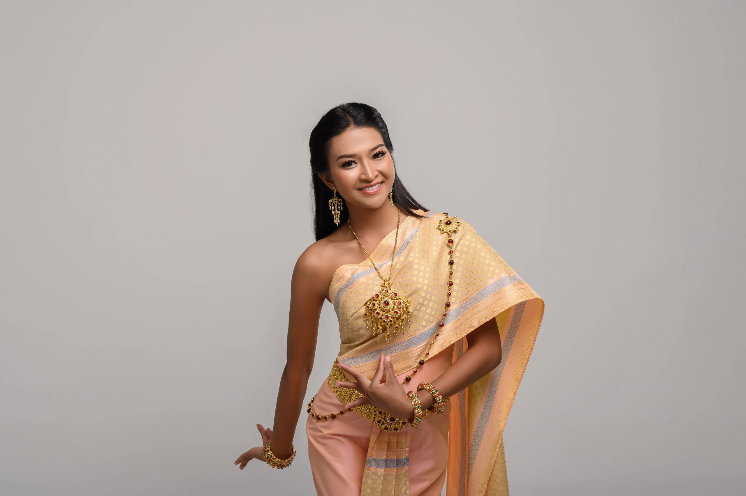 Beige Handloom Saree