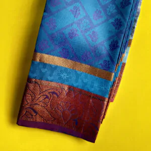 Handloom silk cotton blend saree