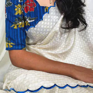 GADHAWAL CHEX SAREE