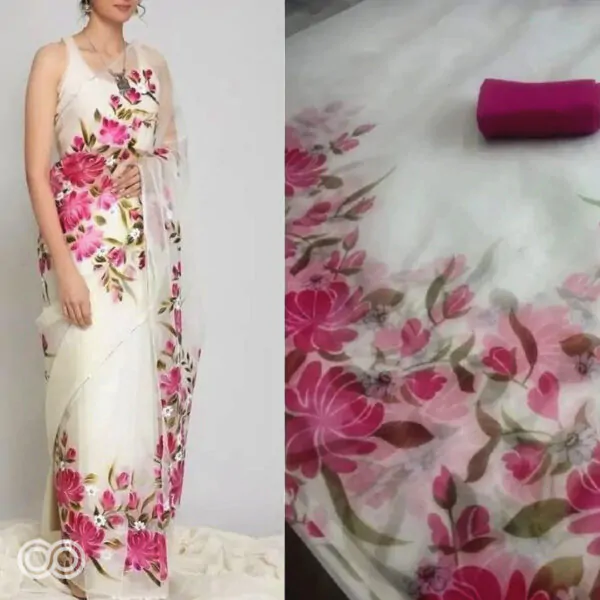 ORGANZA SAREE