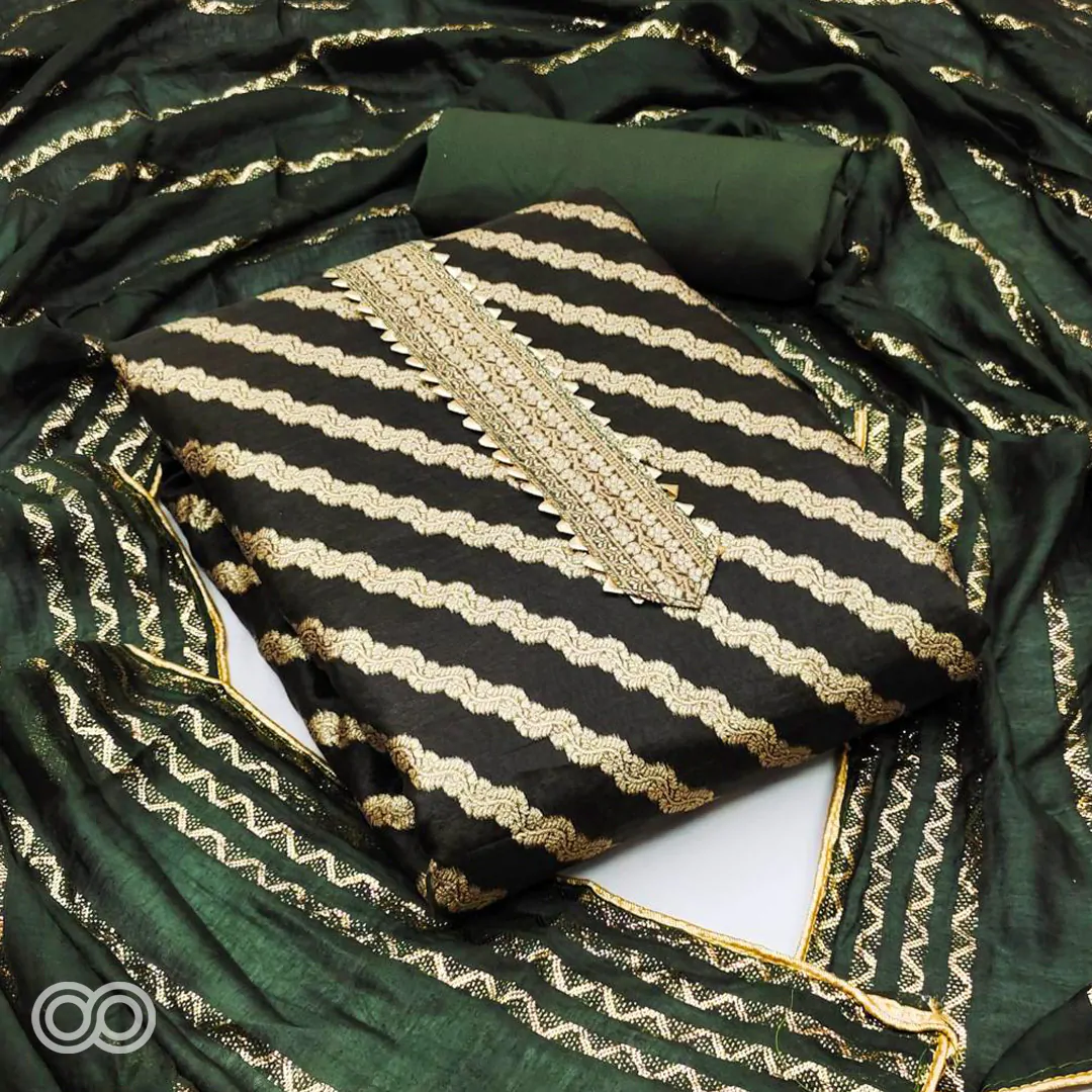 Chanderi material suit