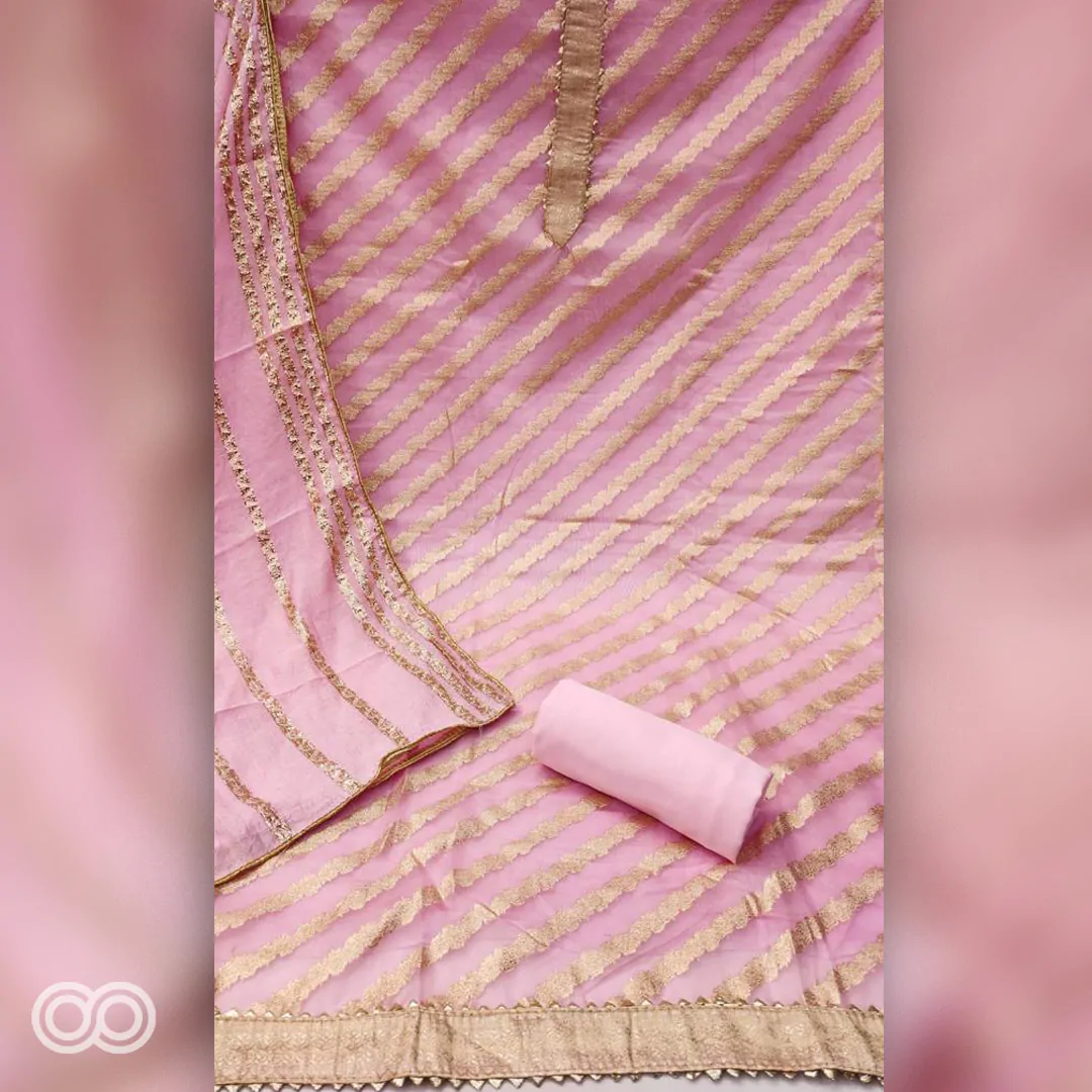 Chanderi material suit