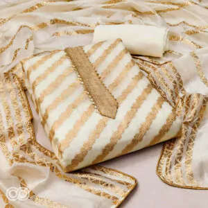 Chanderi material suit