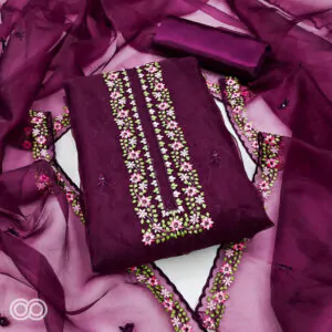 Organza Silk material suit