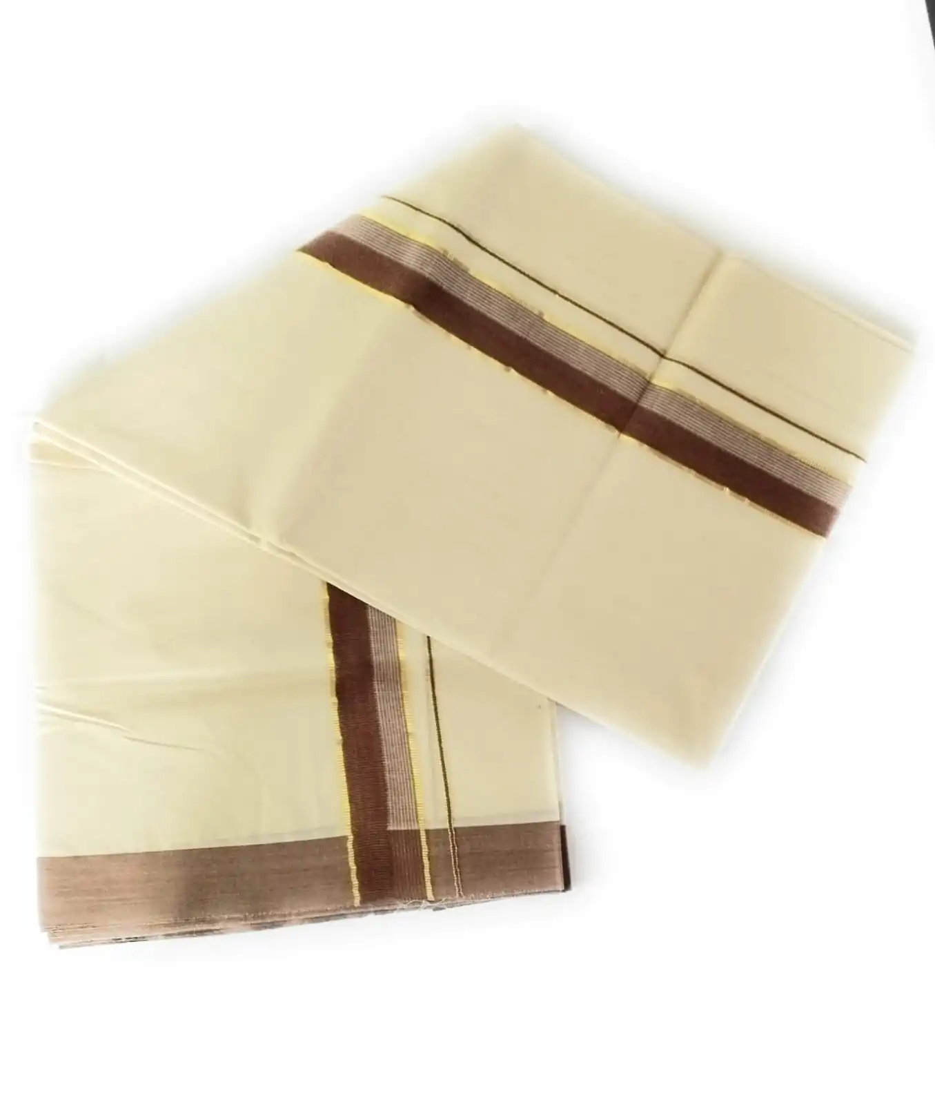 Woodloom Men Dhoti - Image 2