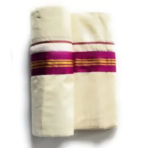 Woodloom Men Dhoti - Image 2