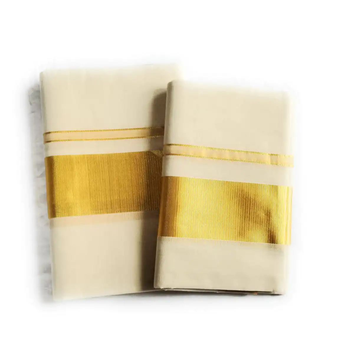 Woodloom Women Single Set Mundu With Kuri