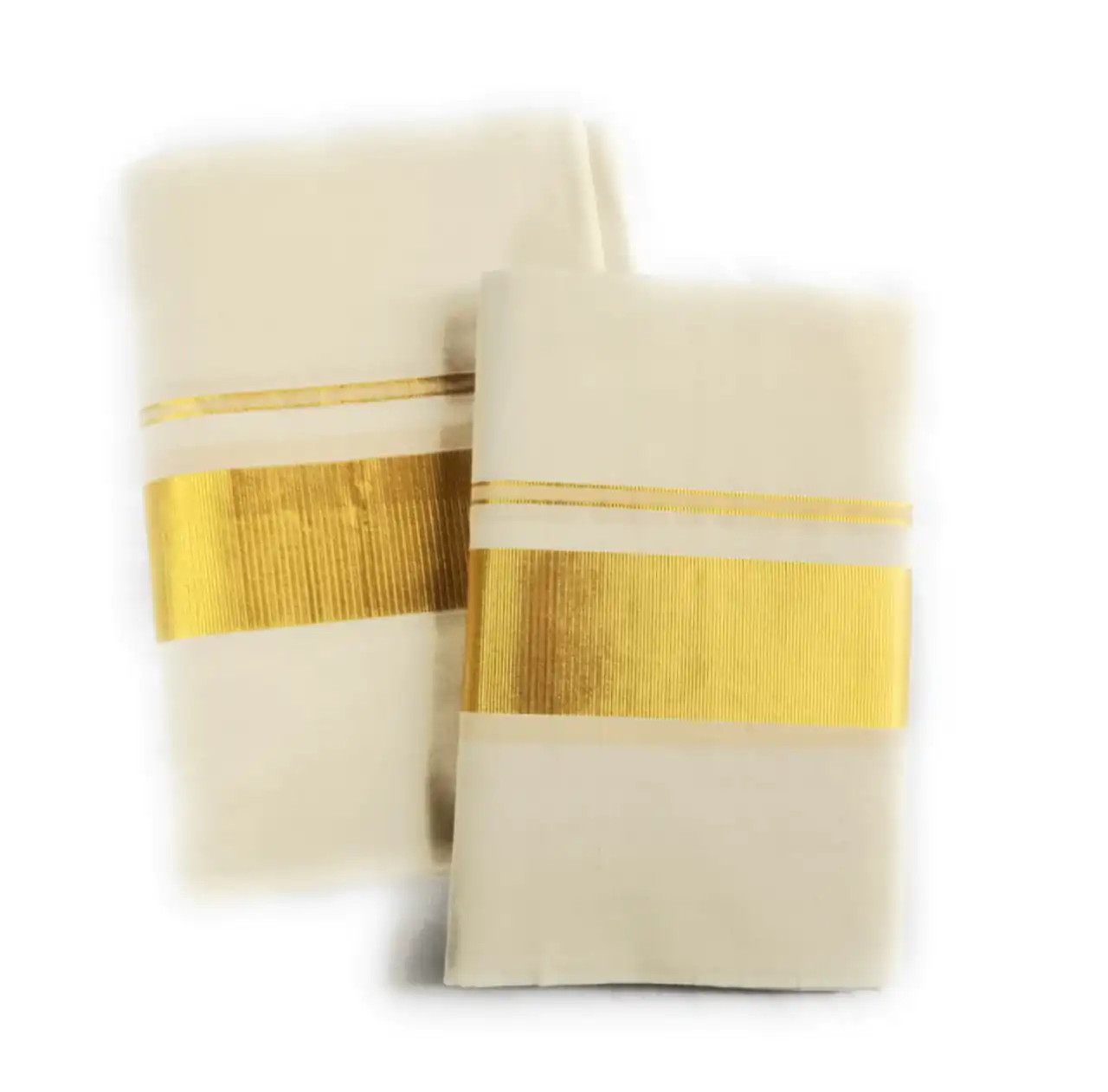 Woodloom Women Single Set Mundu With Kuri