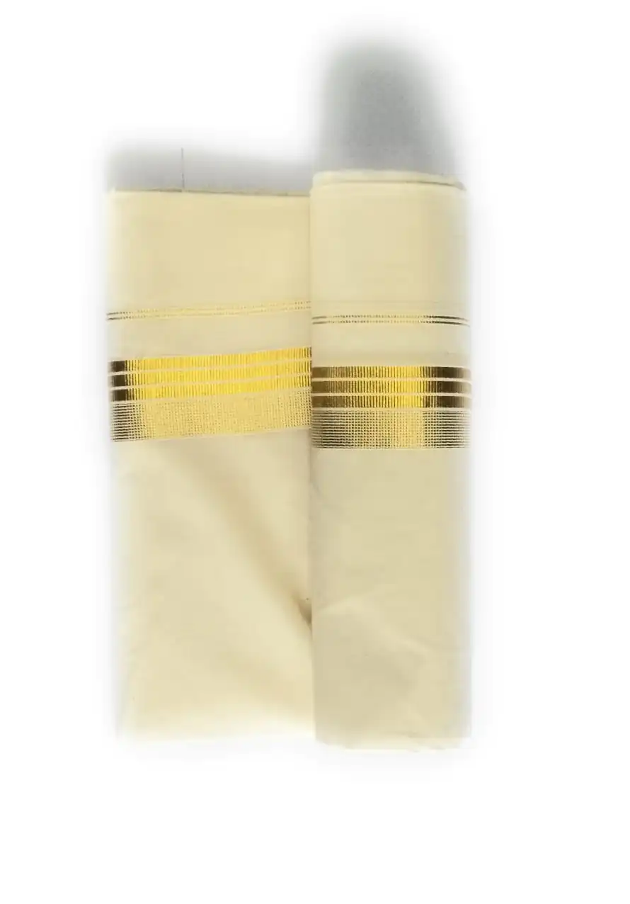 Woodloom Men Dhoti - Image 2