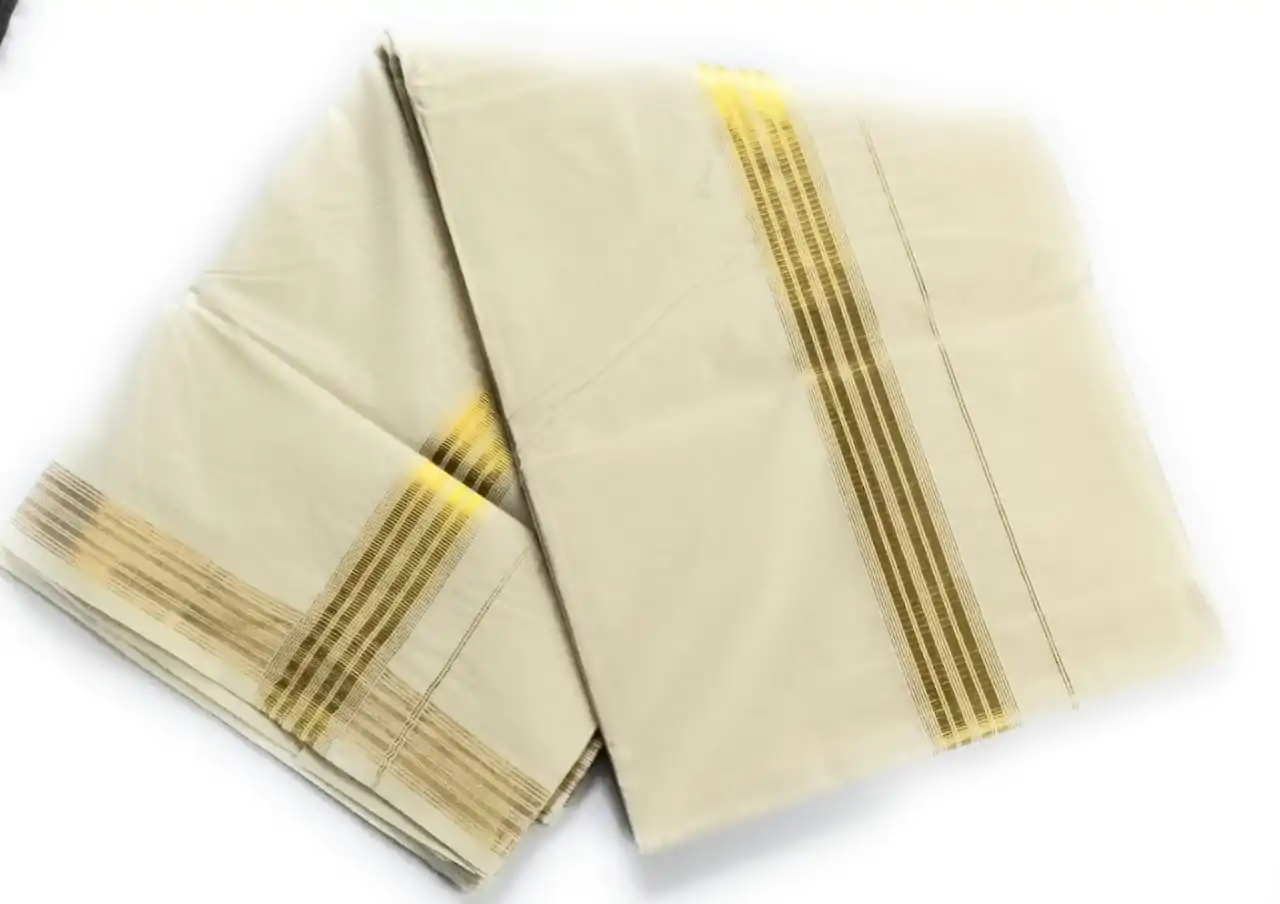 Woodloom Men Dhoti - Image 3