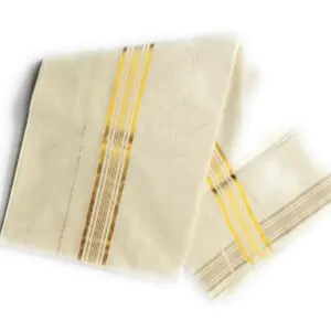 Woodloom Men Dhoti - Image 2