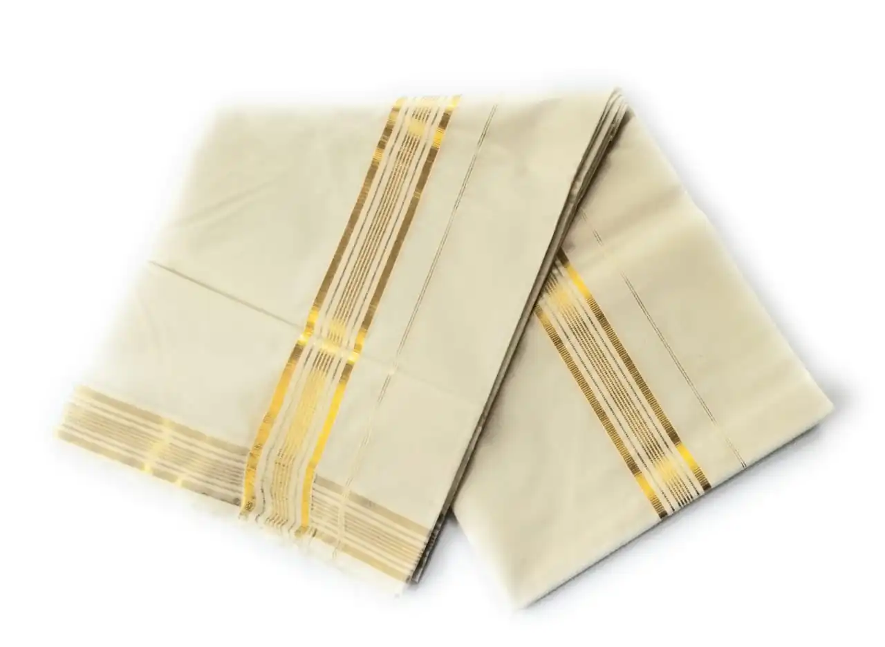 Woodloom Men Dhoti - Image 2