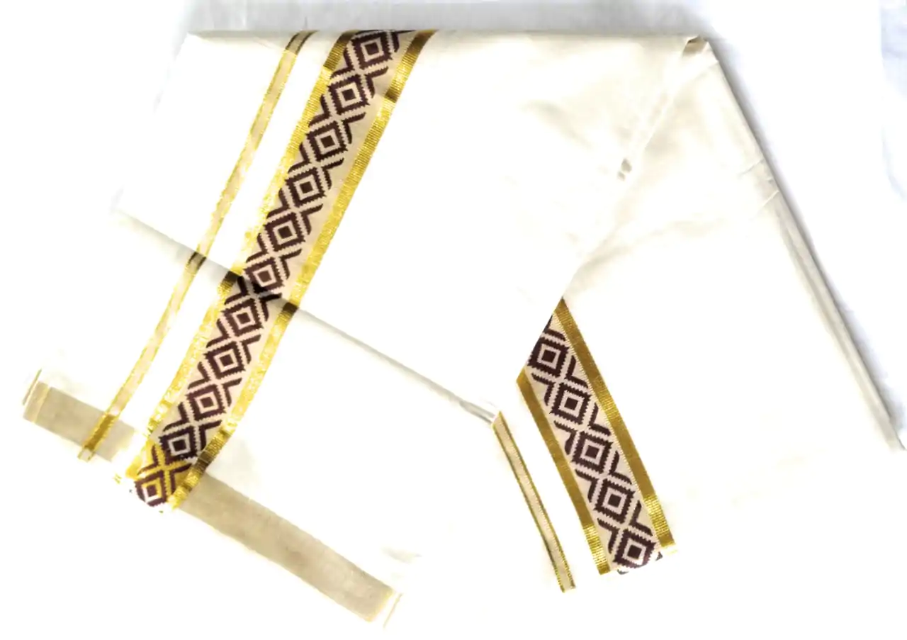 Woodloom Men Dhoti - Image 3