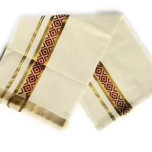 Woodloom Men Dhoti - Image 2
