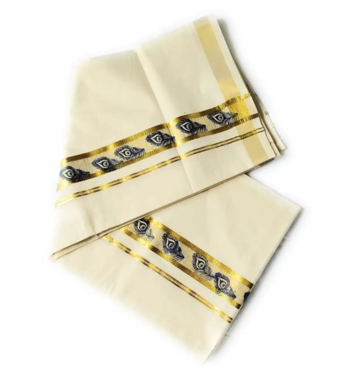 Woodloom Men Dhoti - Image 2