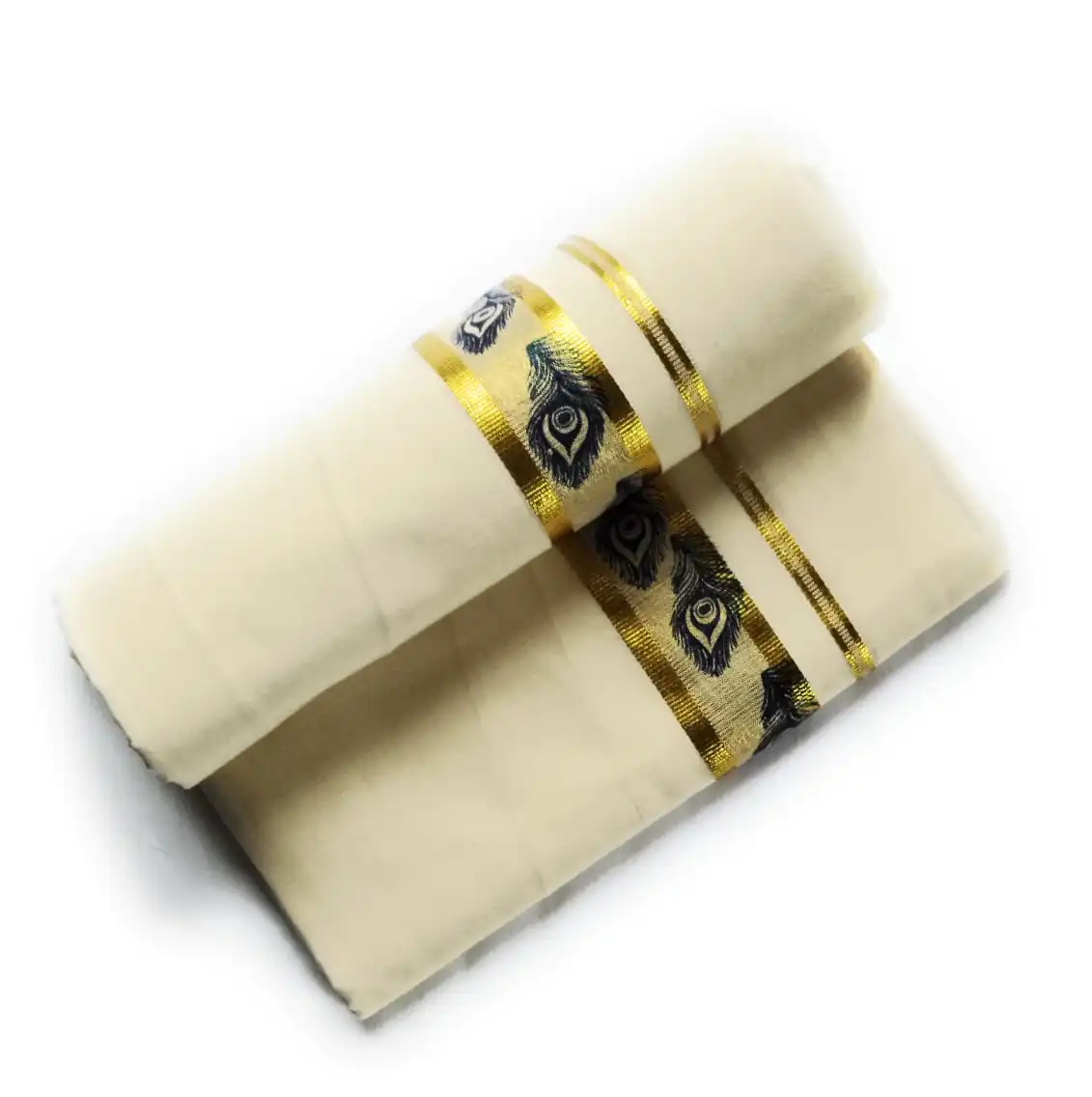 Woodloom Men Dhoti - Image 3