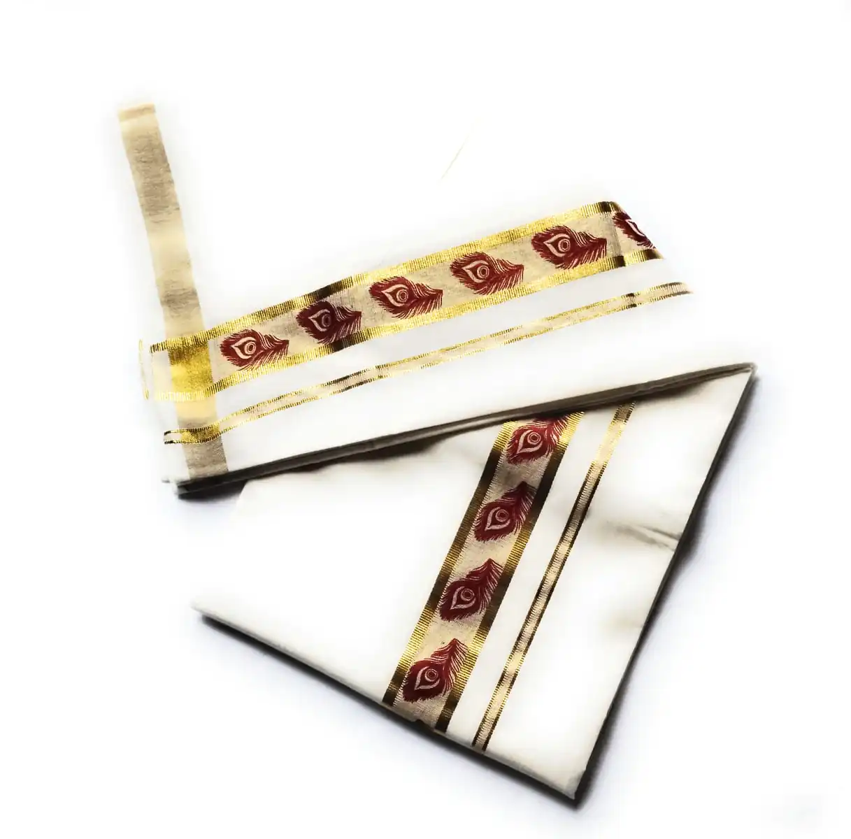 Woodloom Men Dhoti - Image 3