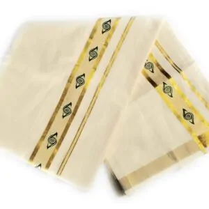 Woodloom Men Dhoti - Image 2