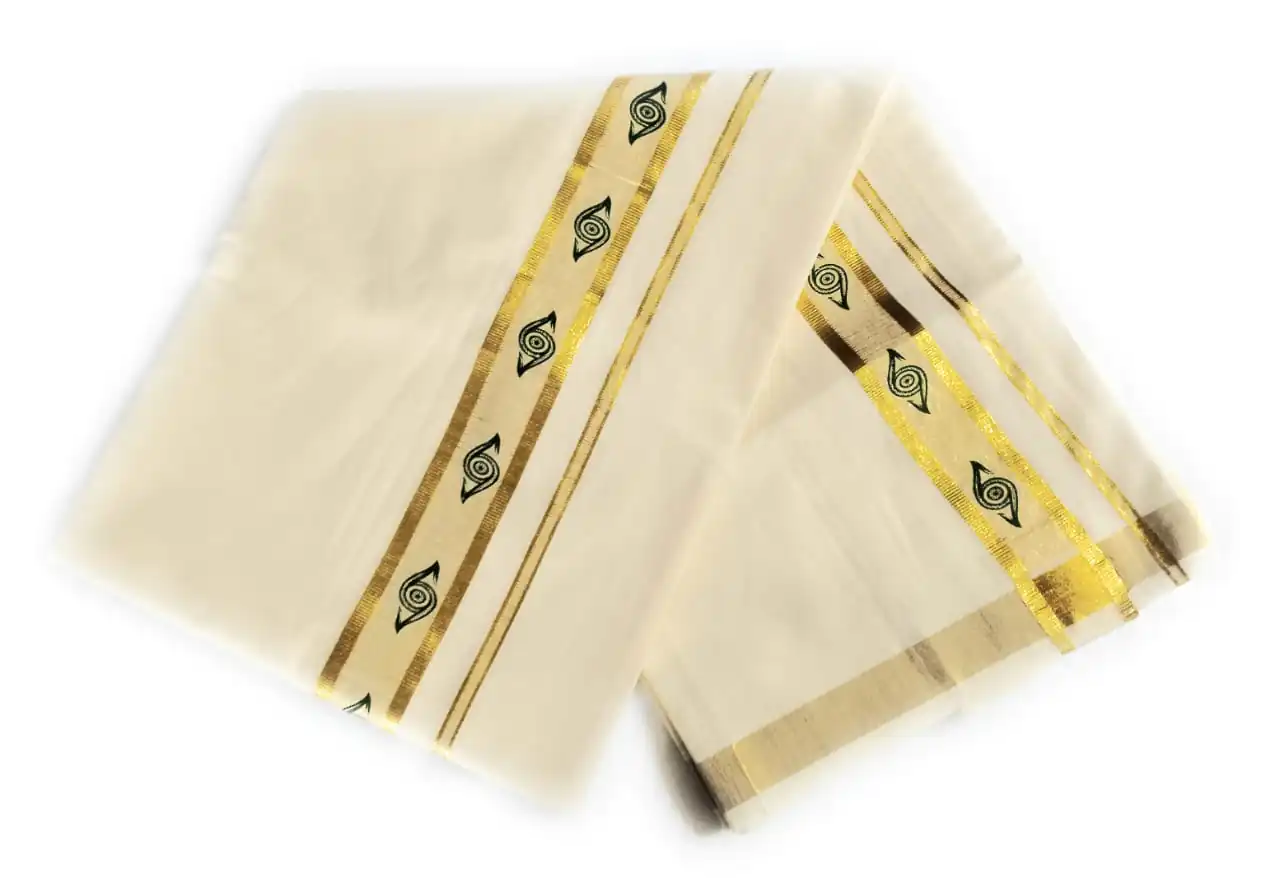 Woodloom Men Dhoti - Image 2