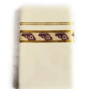 Woodloom Men Dhoti - Image 3