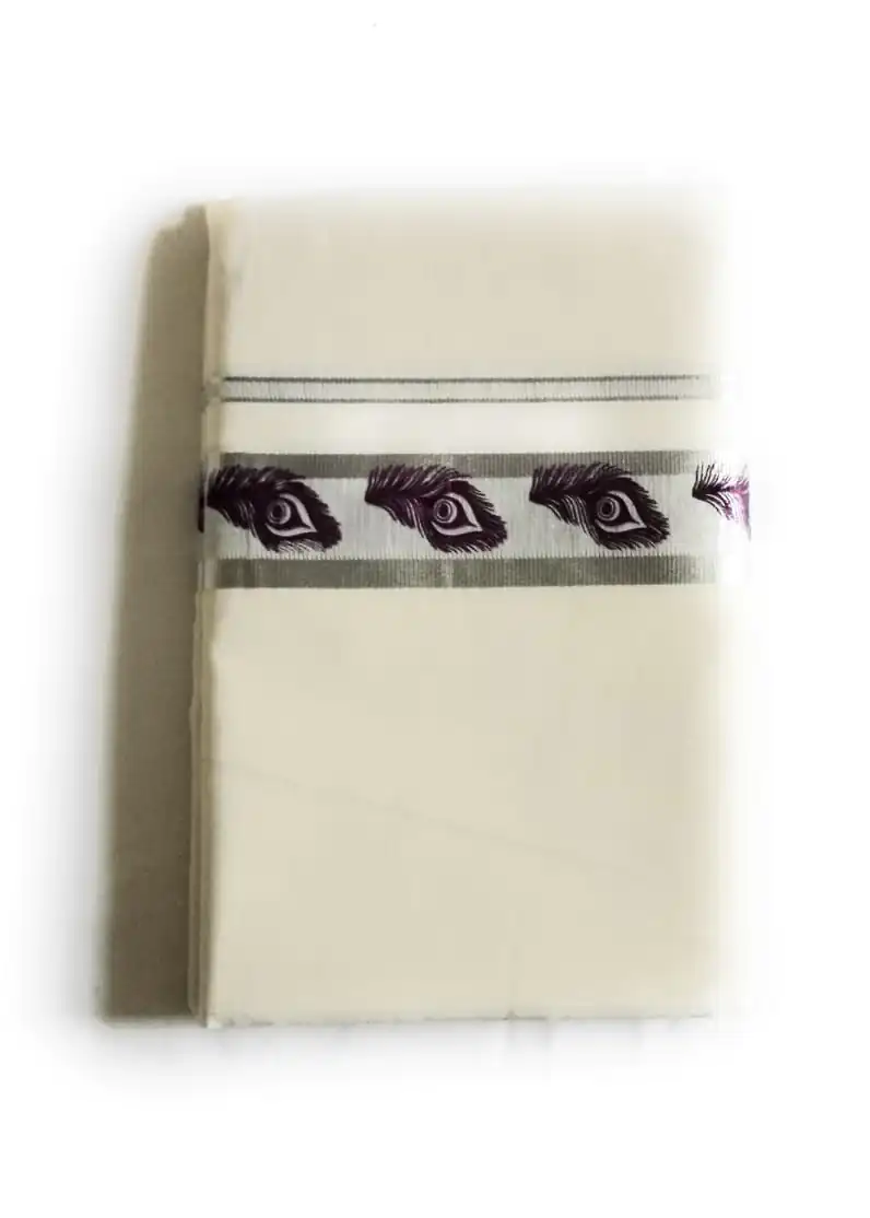 Woodloom Men Dhoti - Image 2