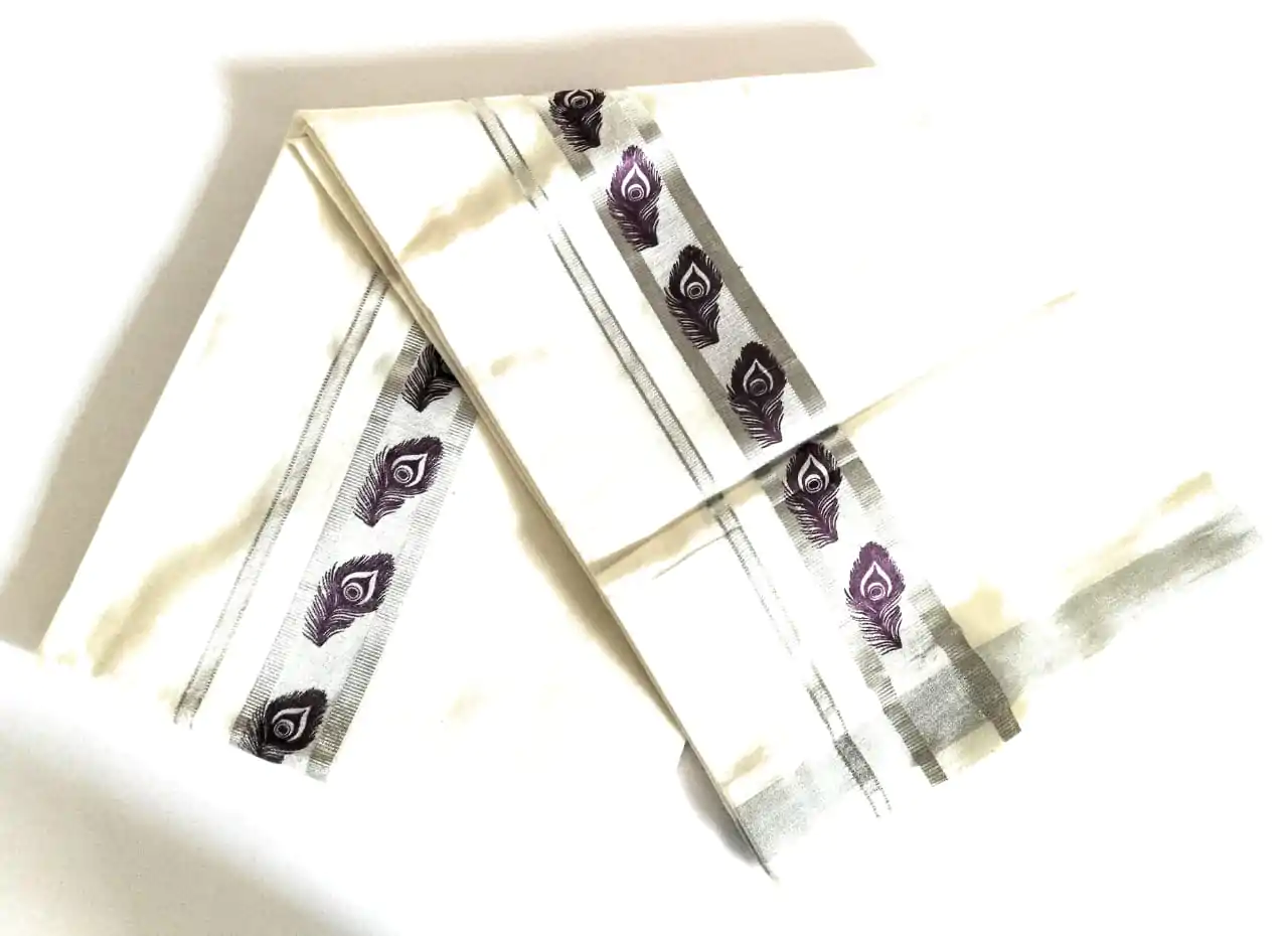 Woodloom Men Dhoti - Image 3