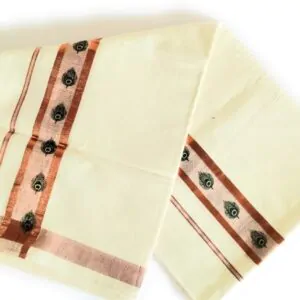 Woodloom Men Dhoti - Image 2