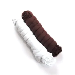 Woodloom Combo Dupattas For Women(BROWN+WHITE)