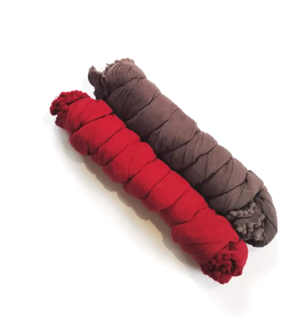 Woodloom Combo Of Dupattas For Women (Red+Brown)