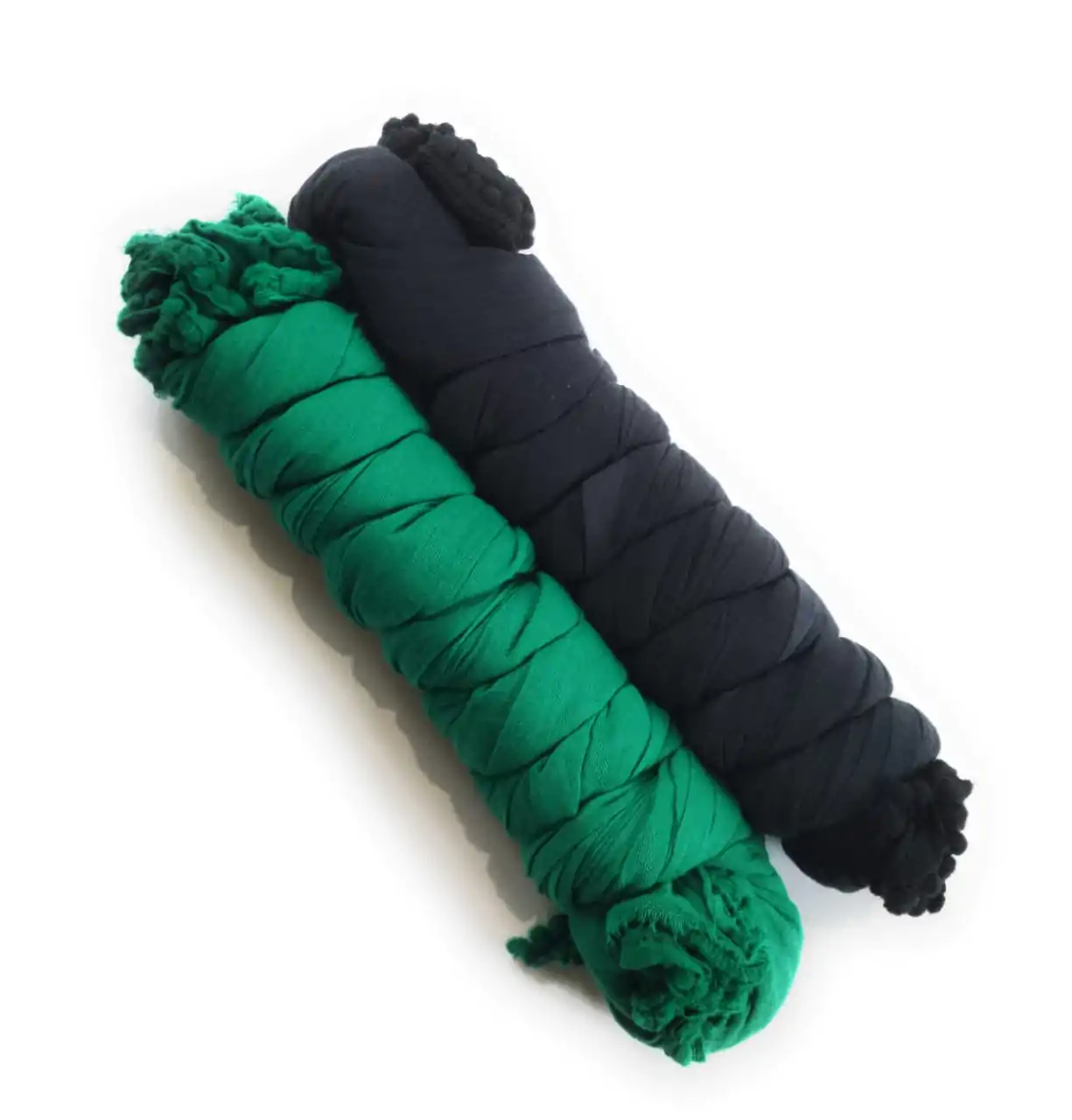 Woodloom Combo Of Dupattas For Women (Green+Navy BLue)