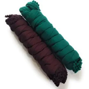 Woodloom Combo Of Dupattas For Women (Green+Wine Red)