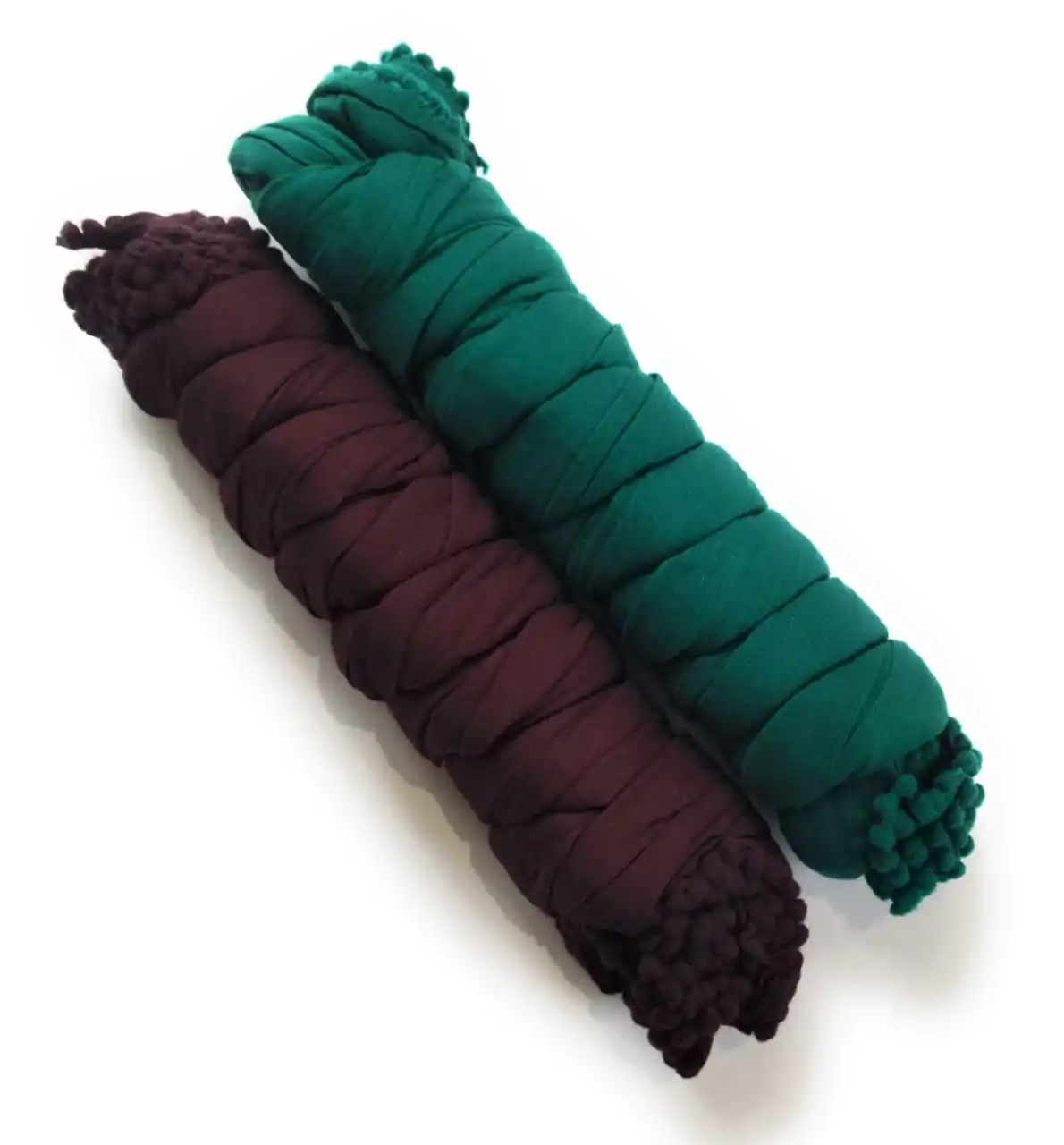 Woodloom Combo Of Dupattas For Women (Green+Wine Red)