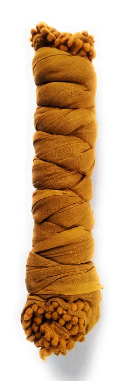 Woodloom Combo Of Dupattas For Women (Yellow+Olive Green) - Image 3