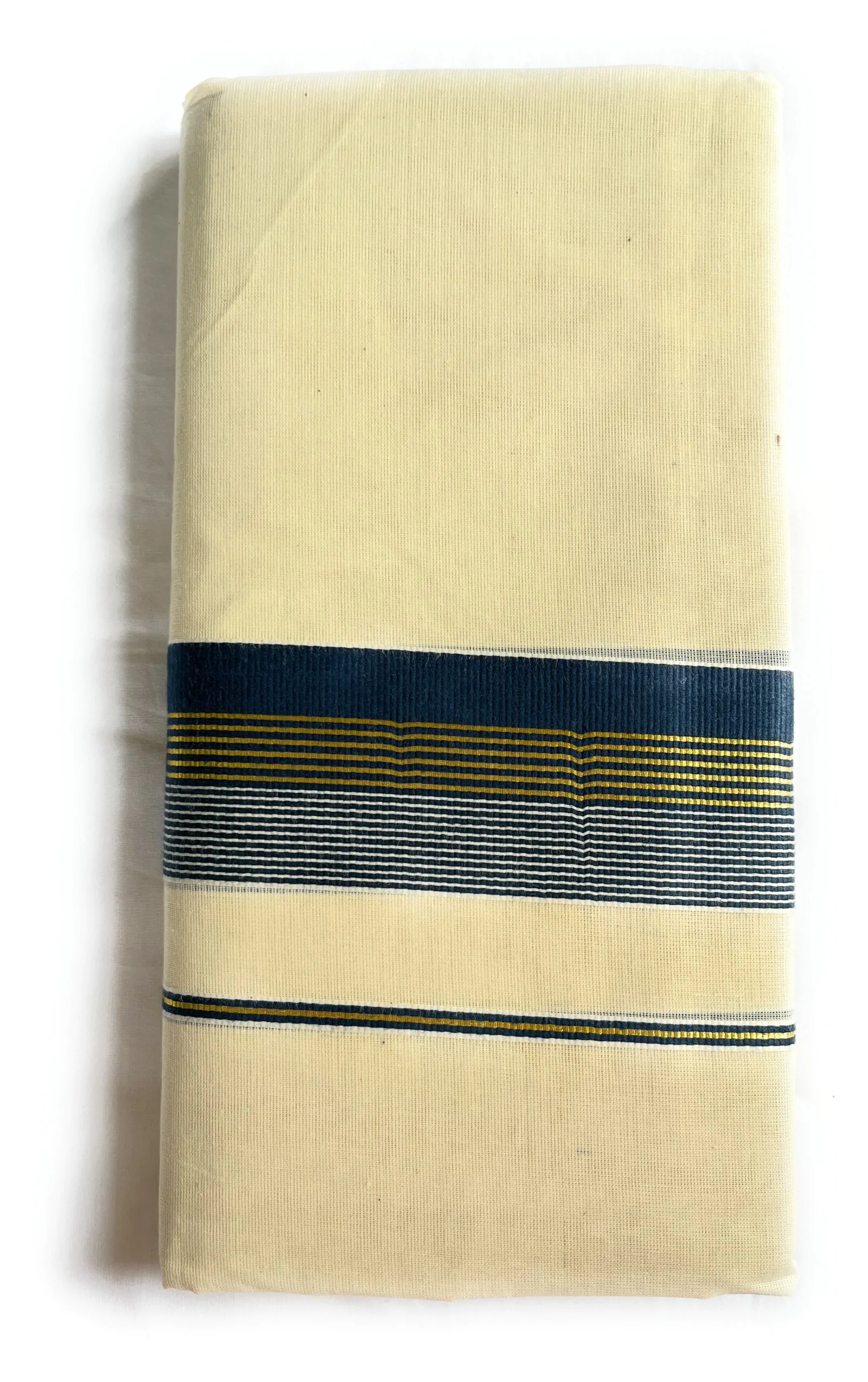 WOODLOOM HANDLOOM KASAVU MUNDU - Image 3