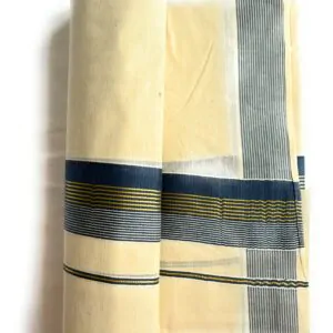 WOODLOOM HANDLOOM KASAVU MUNDU - Image 2