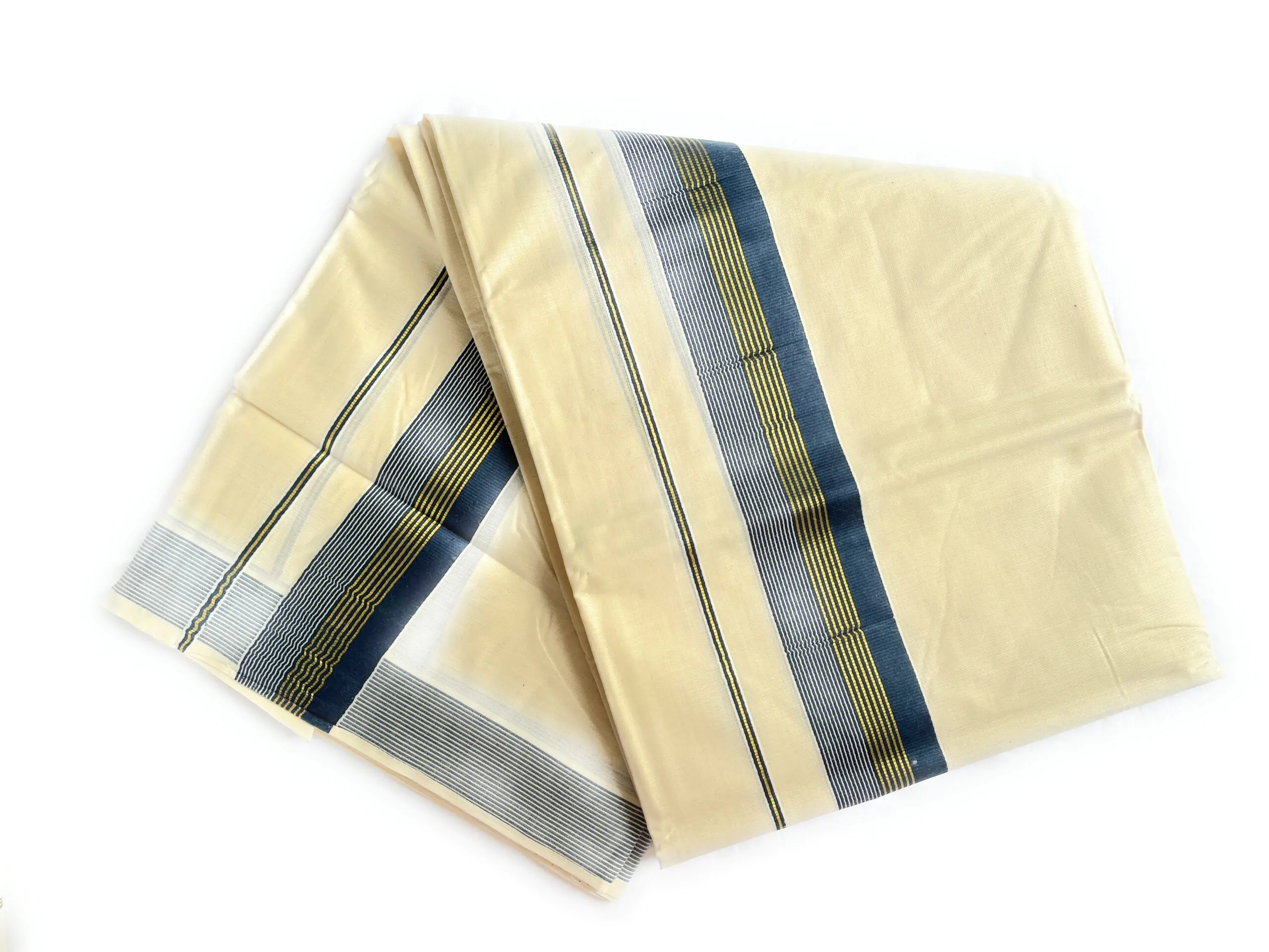 WOODLOOM HANDLOOM KASAVU MUNDU