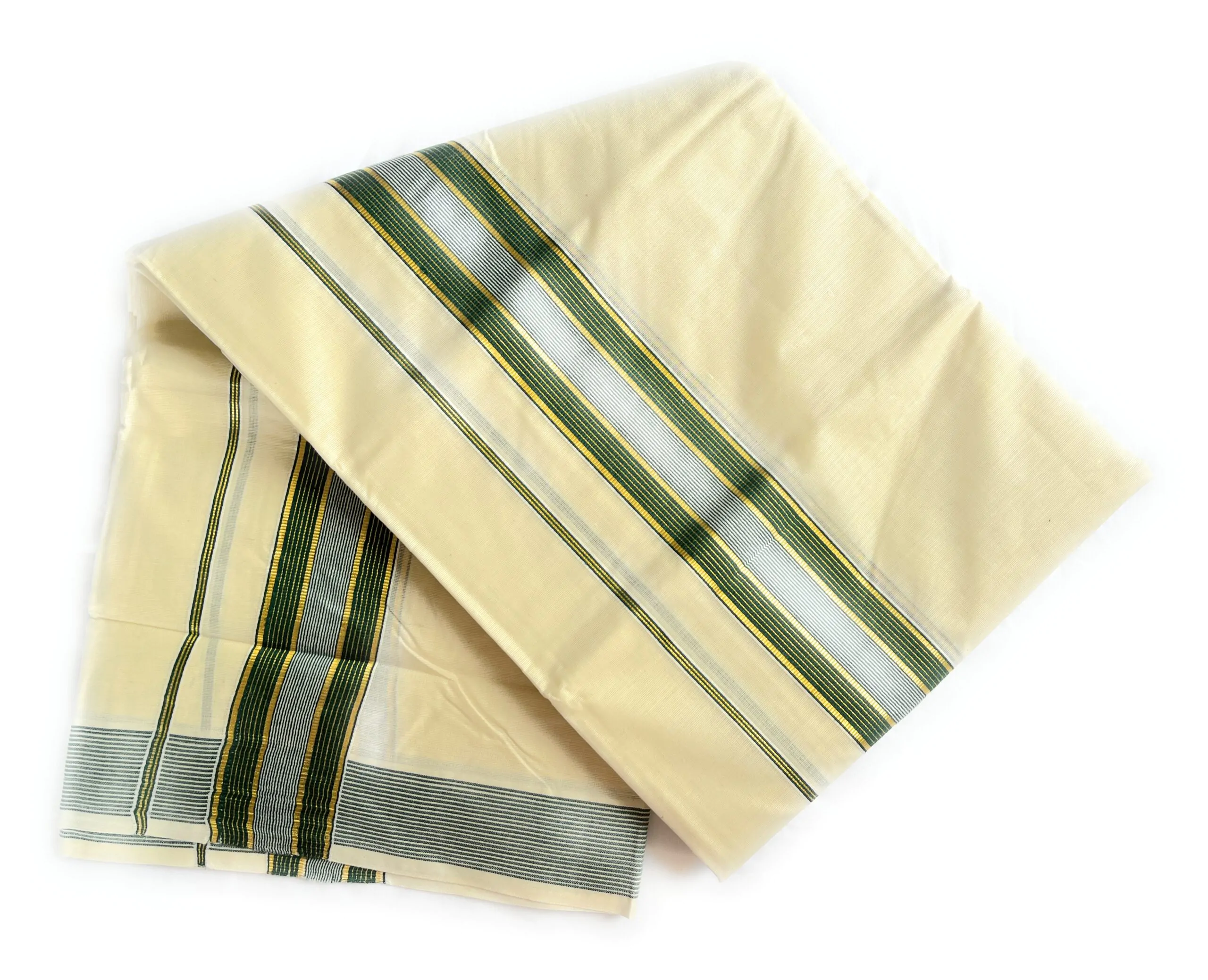 WOODLOOM KERALA KASAVU HANDLOOM MUNDU
