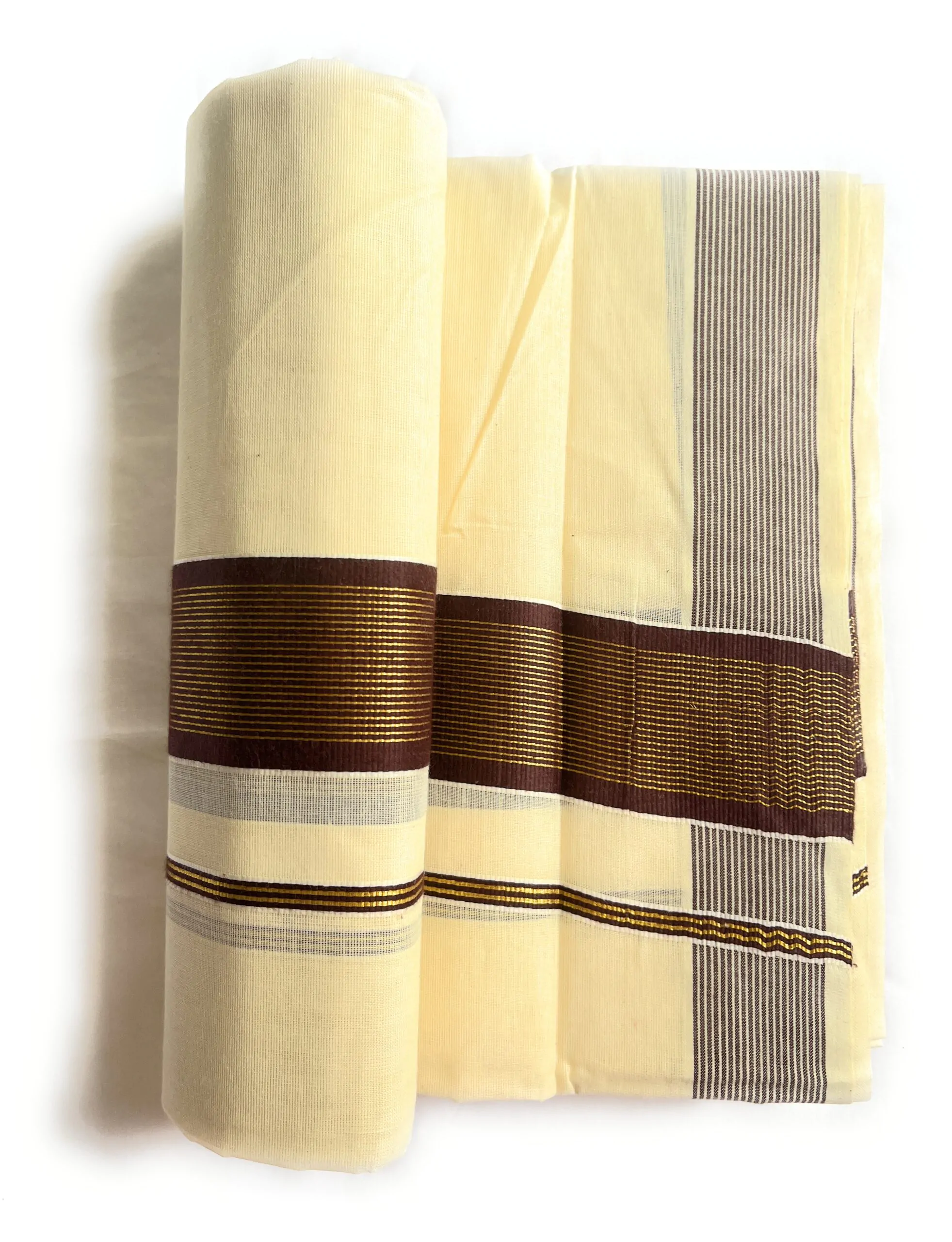 WOODLOOM KERALA KASAVU HANDLOOM MUNDU