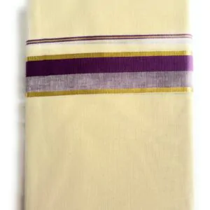 WOODLOOM HANDLOOM KASAVU KERALA MUNDU - Image 2