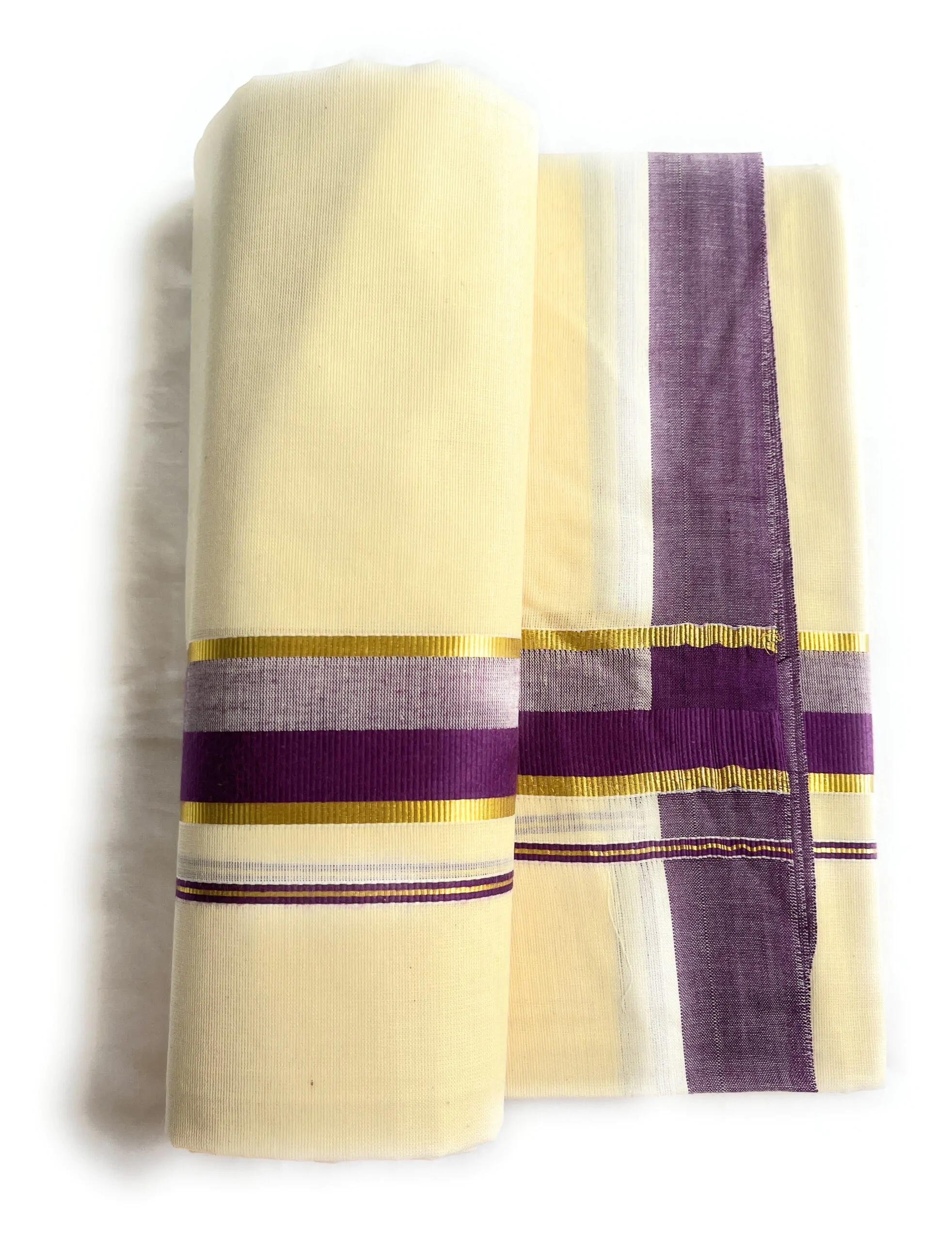 WOODLOOM HANDLOOM KASAVU KERALA MUNDU