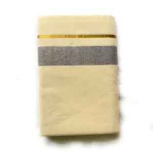 WOODLOOM HANDLOOM KASAVU MUNDU - Image 3