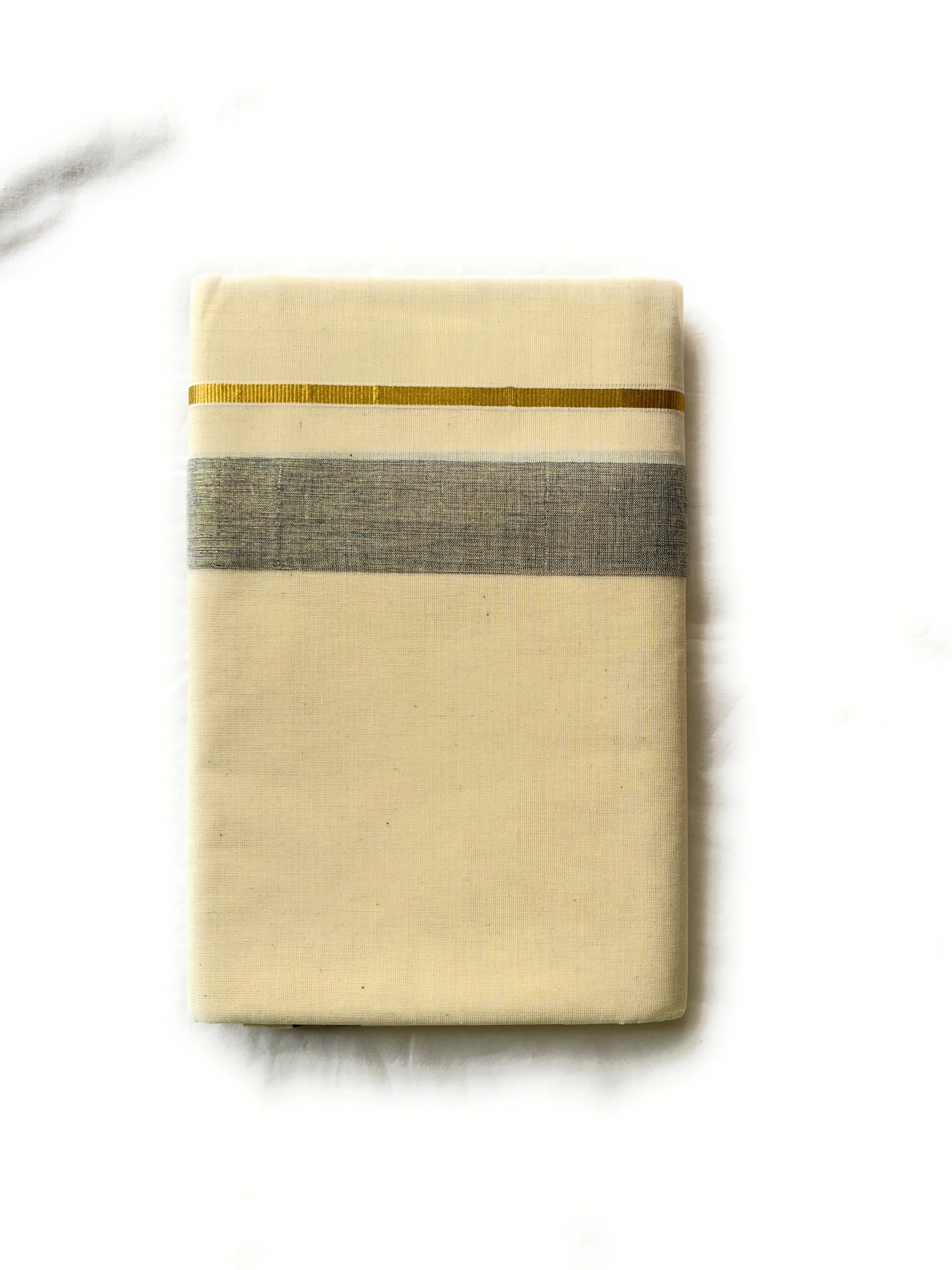 WOODLOOM KERALA HANDLOOM KASAVU MUNDU