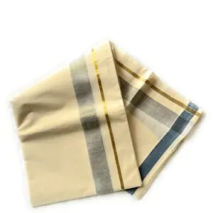 WOODLOOM KERALA HANDLOOM KASAVU MUNDU - Image 2