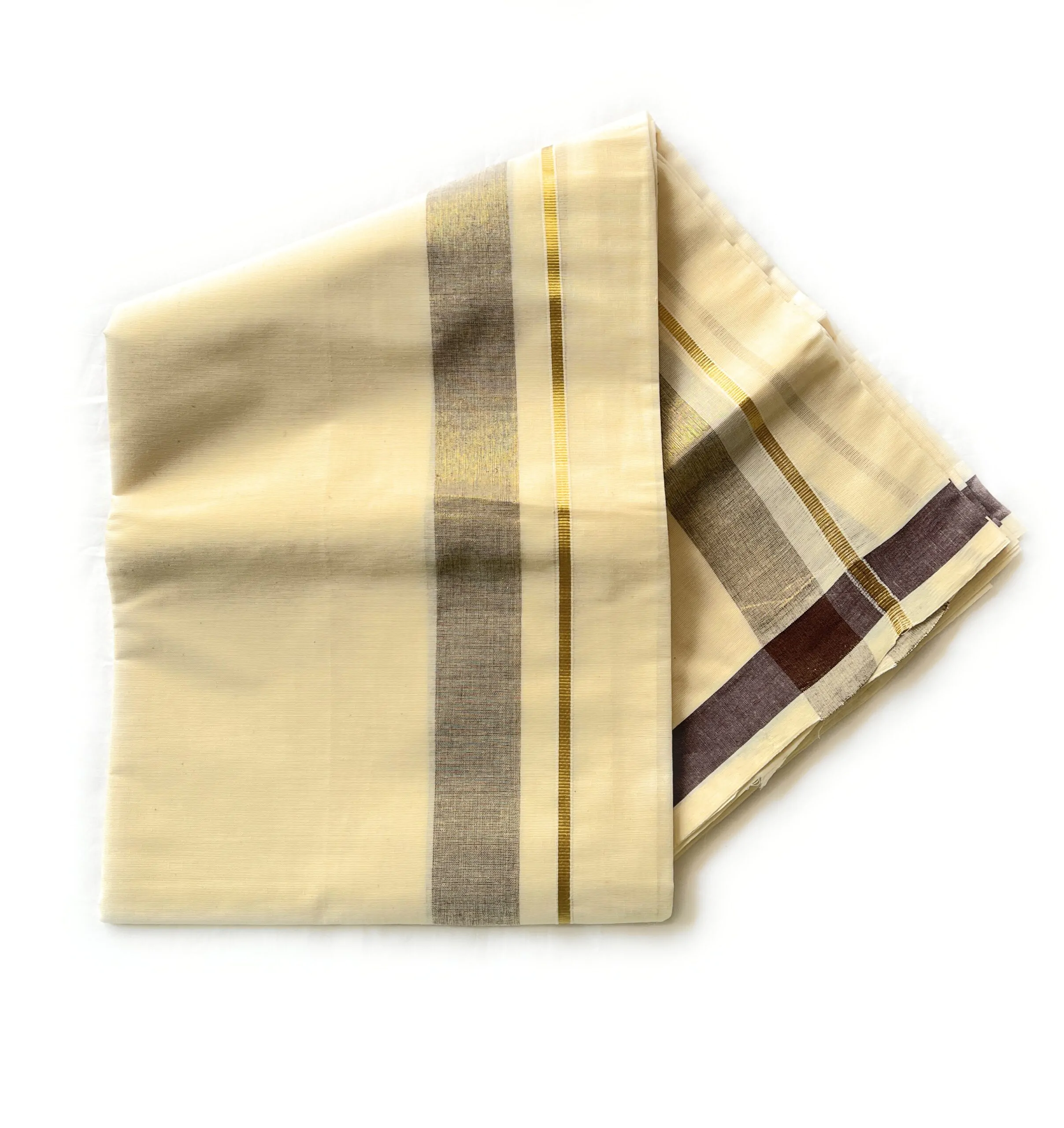 woodloom handloom kasavu mundu - Image 4