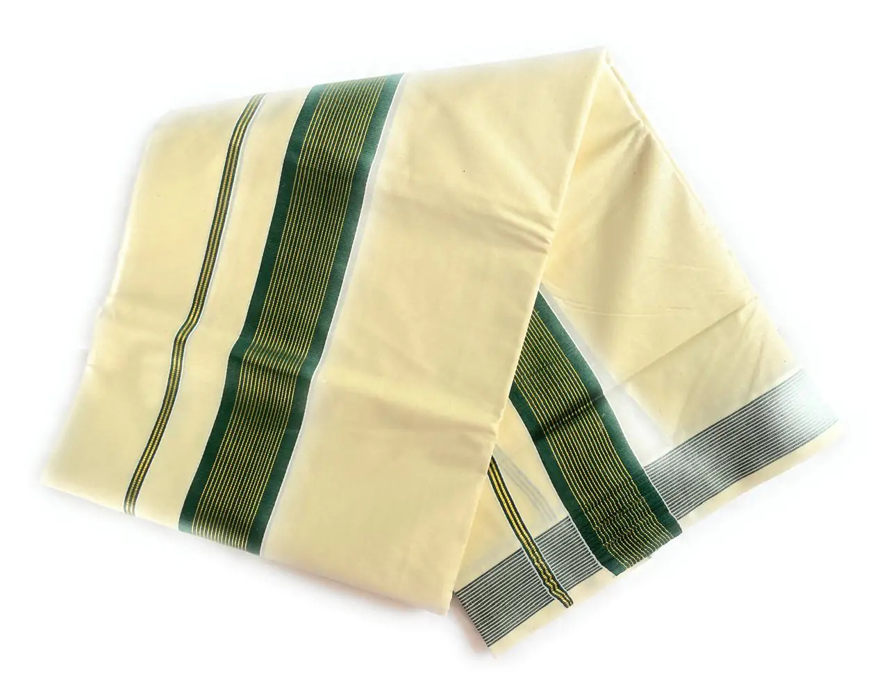 WOODLOOM HANDLOOM KERALA KASAVU MUNDU