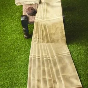 WOODLOOM HANDLOOM COTTON KERALA SAREE - Image 2