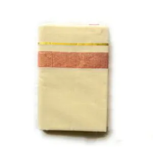 WOODLOOM HANDLOOM KASAVU DHOTHI - Image 3