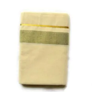 WOODLOOM HANDLOOM KASAVU DHOTHI - Image 4