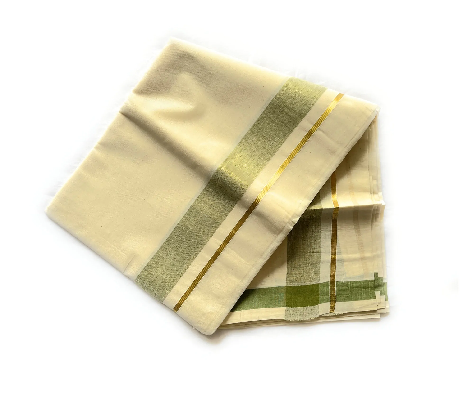 WOODLOOM HANDLOOM KASAVU DHOTHI